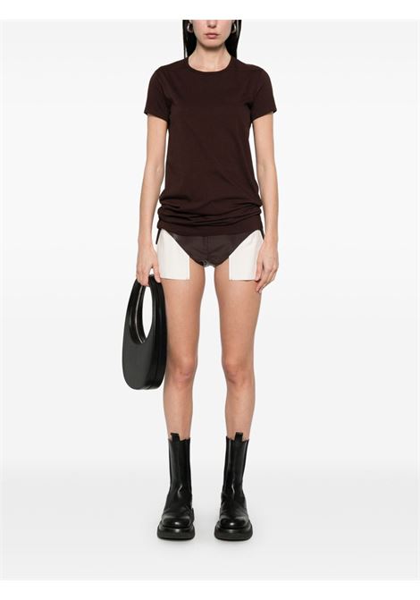 T-shirt Level T in marrone Rick Owens - donna RICK OWENS | RP01E7203JA14